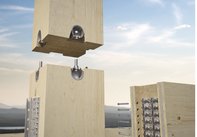 prefabricated connections for timber buildings